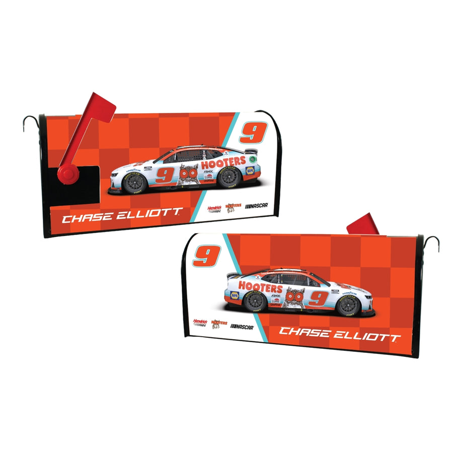 Nascar 9 Chase Elliott Hooters Mailbox Cover Car Design  for 2022 Image 1
