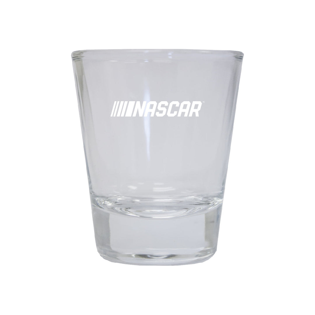 Nascar Etched Round Shot Glass for 2022 Image 1