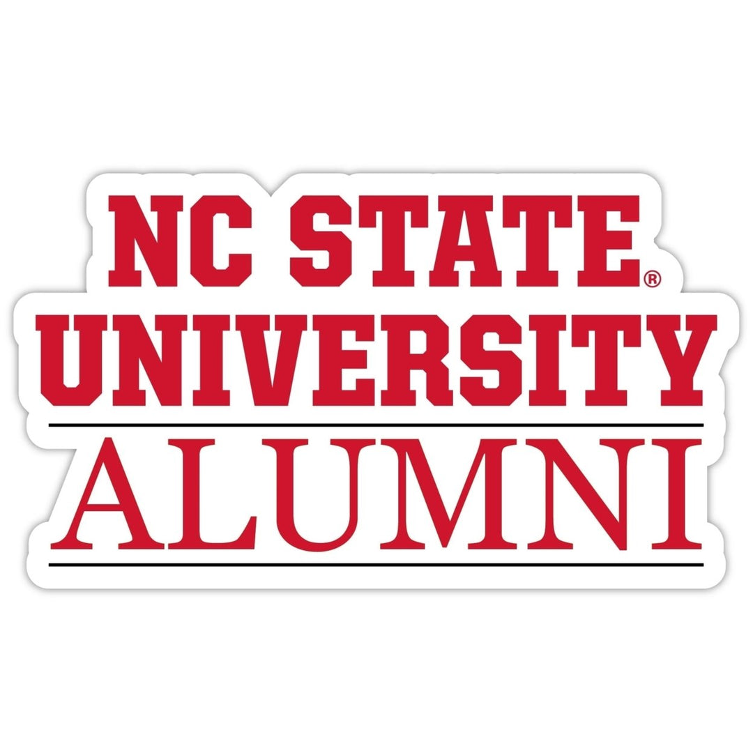 NC State Wolfpack 4-Inch Alumni NCAA Vinyl Sticker - Durable School Spirit Decal Image 1