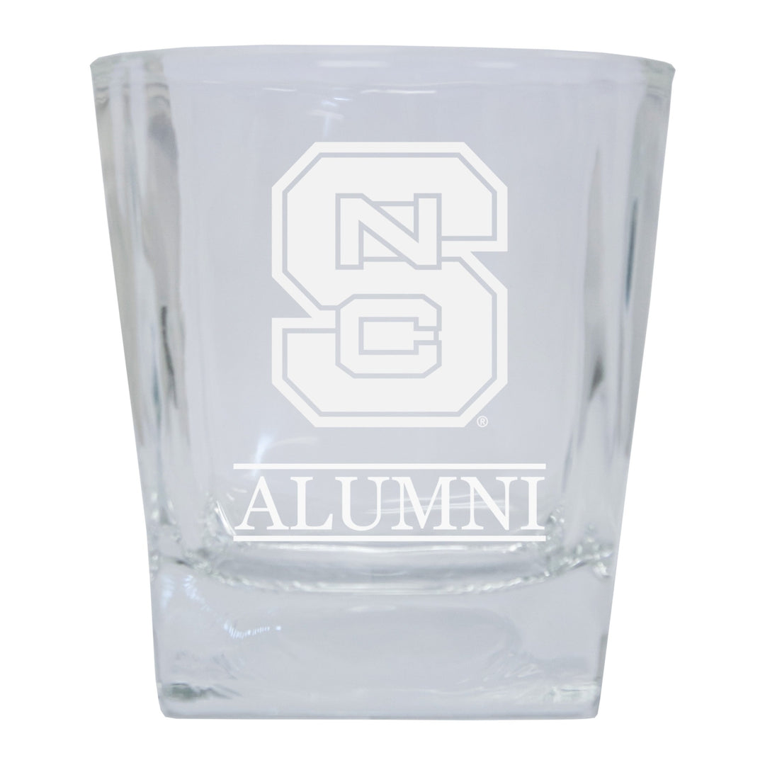 NC State Wolfpack Alumni Elegance - 5 oz Etched Shooter Glass Tumbler 2-Pack Image 1