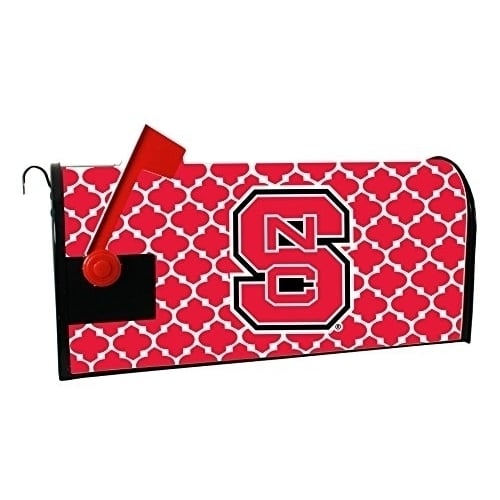 NC State Wolfpack NCAA Officially Licensed Mailbox Cover Moroccan Design Image 1