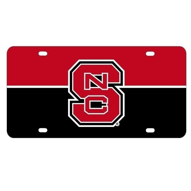 NCAA NC State Wolfpack Metal License Plate - Lightweight, Sturdy and Versatile Image 1