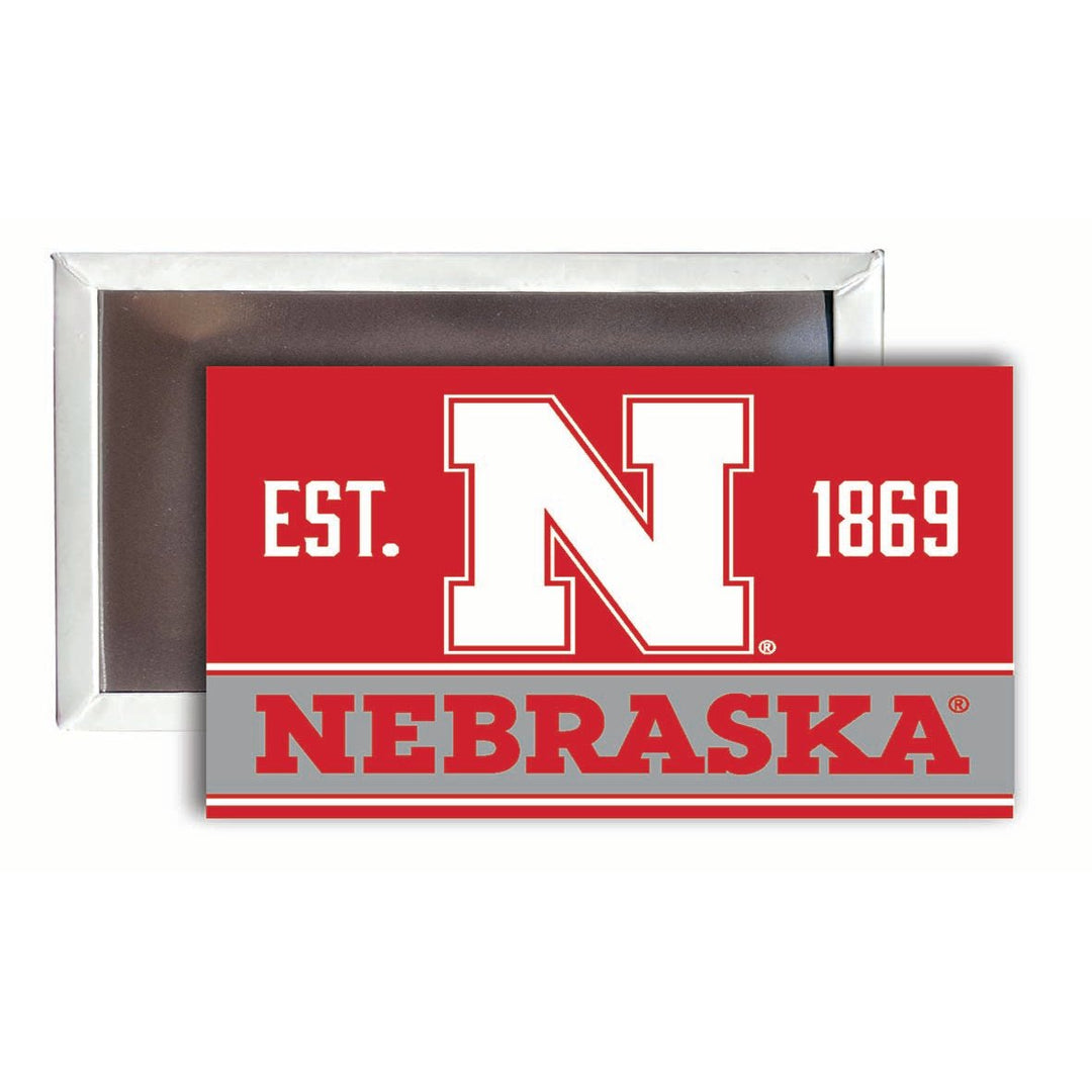 Nebraska Cornhuskers 2x3-Inch NCAA Vibrant Collegiate Fridge Magnet - Multi-Surface Team Pride Accessory Single Unit Image 1