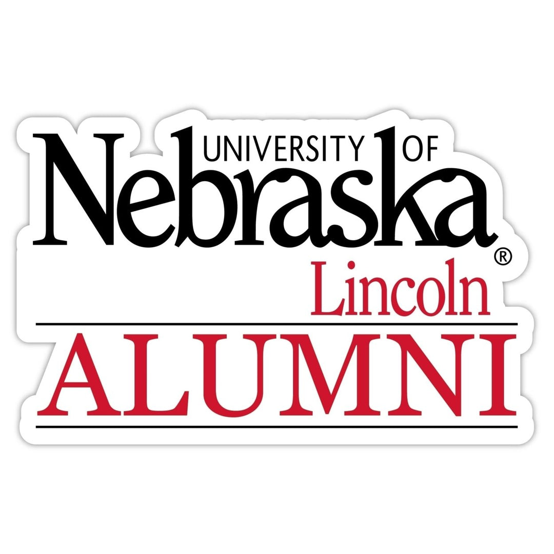 Nebraska Cornhuskers 4-Inch Alumni NCAA Vinyl Sticker - Durable School Spirit Decal Image 1