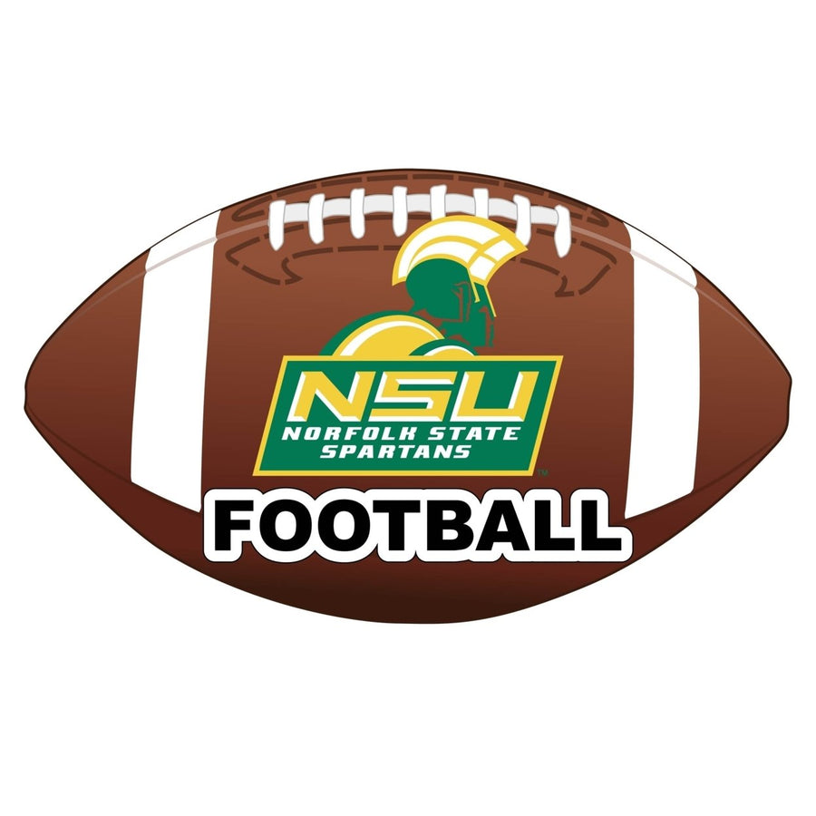 Norfolk State University 4-Inch Round Football NCAA Gridiron Glory Vinyl Decal Sticker Image 1