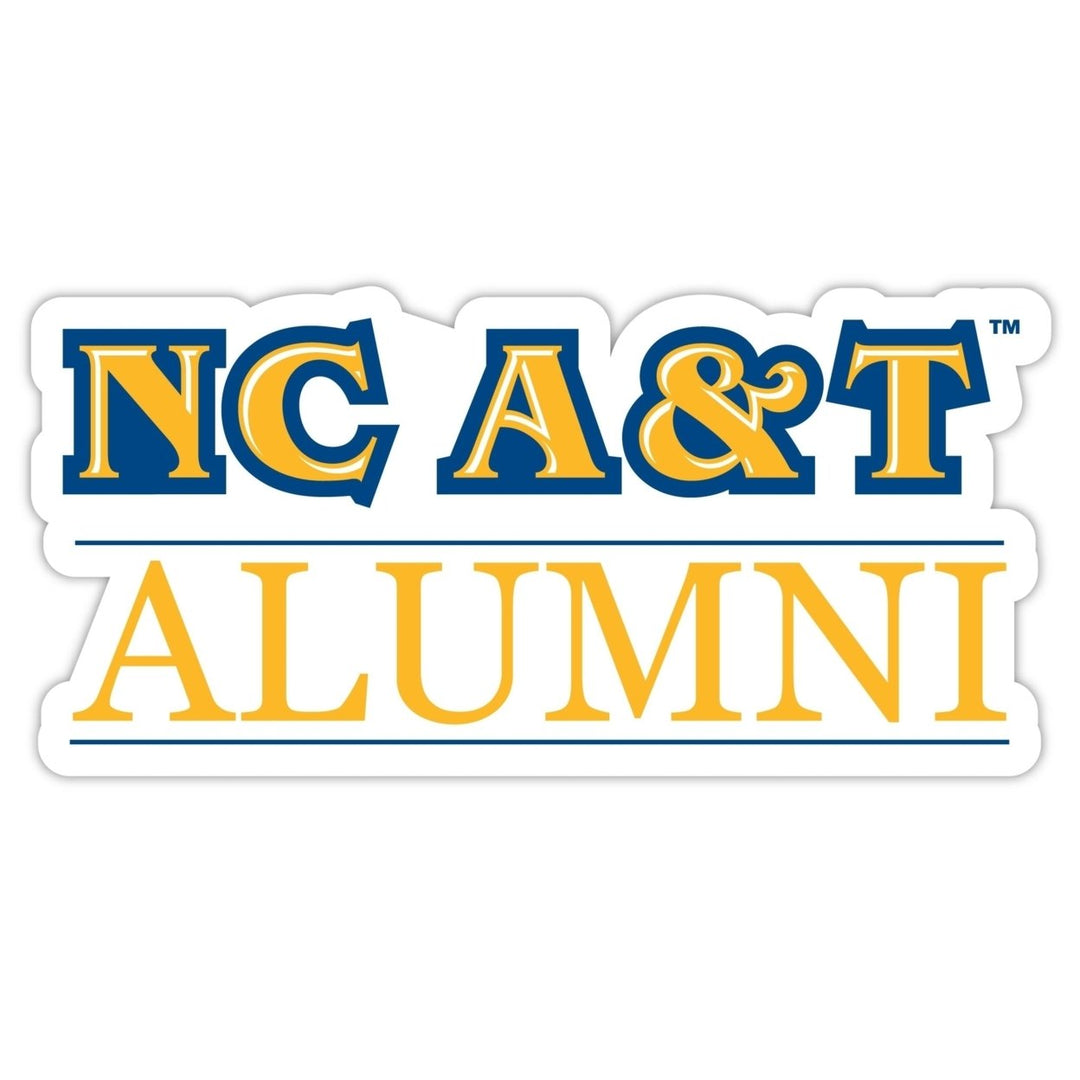 North Carolina AandT State Aggies 4-Inch Alumni NCAA Vinyl Sticker - Durable School Spirit Decal Image 1