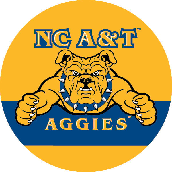 North Carolina AandT State Aggies Officially Licensed Paper Coasters (4-Pack) - Vibrant, Furniture-Safe Design Image 1