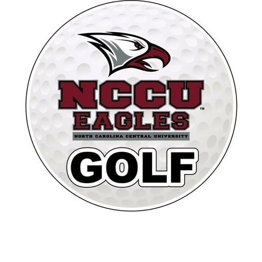 North Carolina Central Eagles 4-Inch Round Golf NCAA Fairway Fervor Vinyl Decal Sticker Image 1