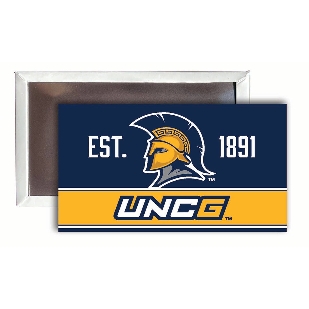 North Carolina Greensboro Spartans 2x3-Inch NCAA Vibrant Collegiate Fridge Magnet - Multi-Surface Team Pride Accessory Image 1