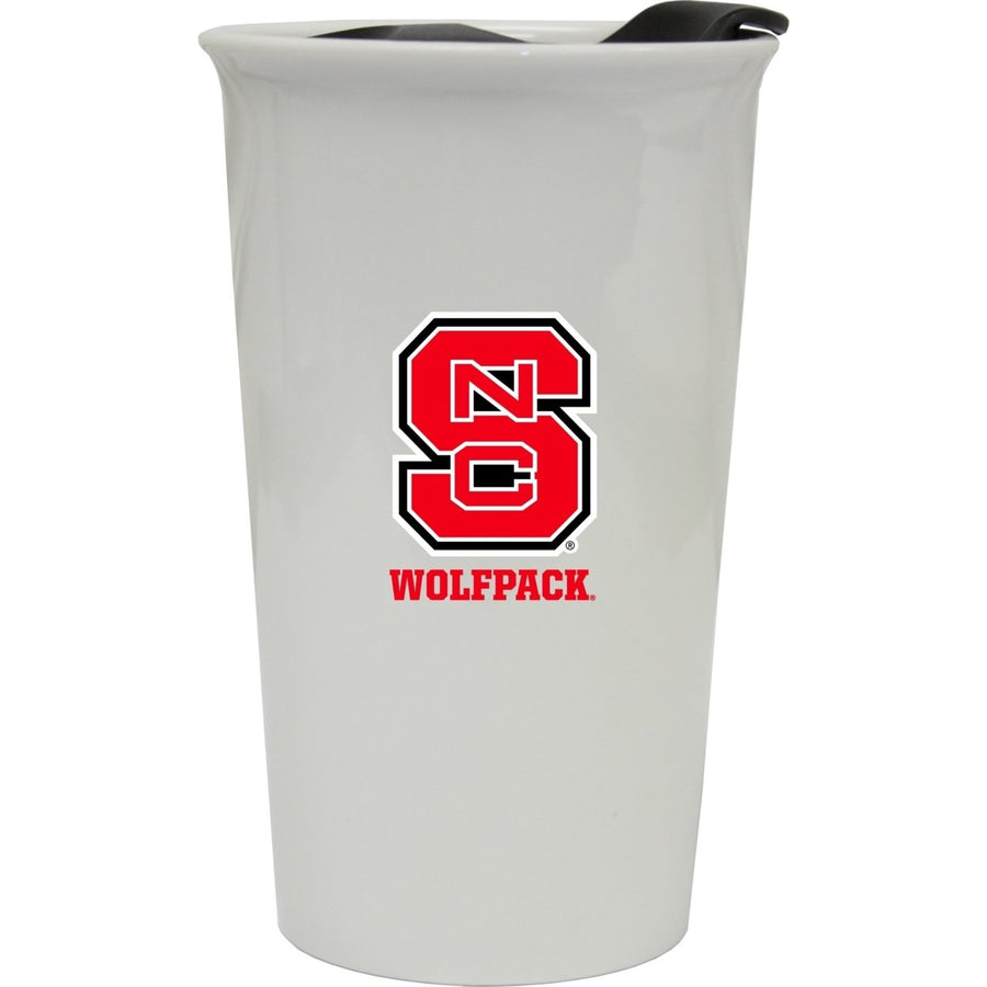 North Carolina State University Double Walled Ceramic Tumbler Image 1