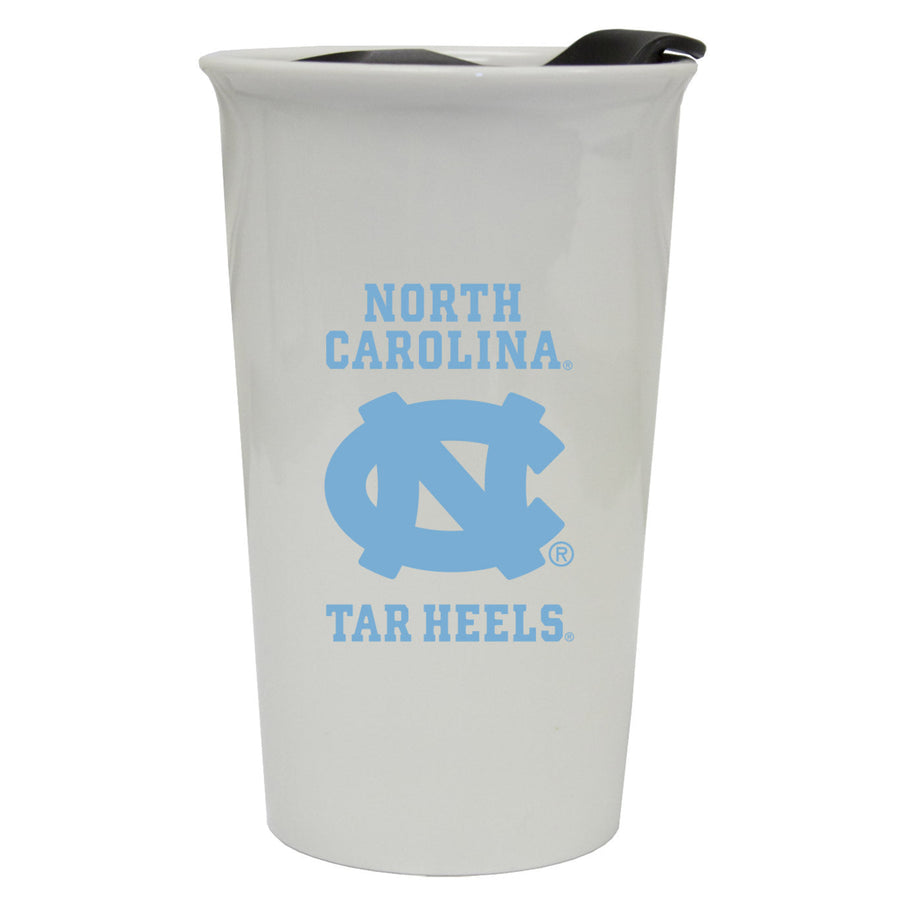 North Carolina Tar Heels Double Walled Ceramic Tumbler Image 1