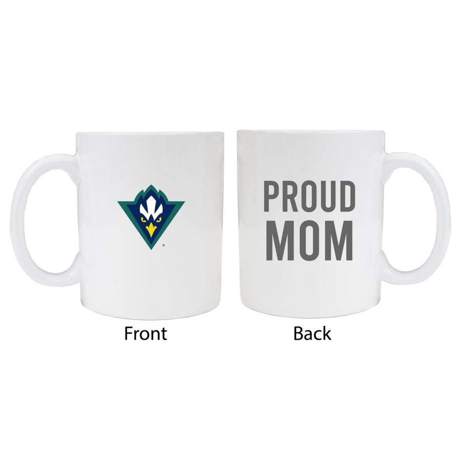 North Carolina Wilmington Seahawks Proud Mom Ceramic Coffee Mug - White Image 1