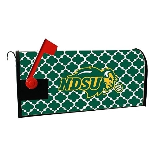 North Dakota State Bison NCAA Officially Licensed Mailbox Cover Moroccan Design Image 1