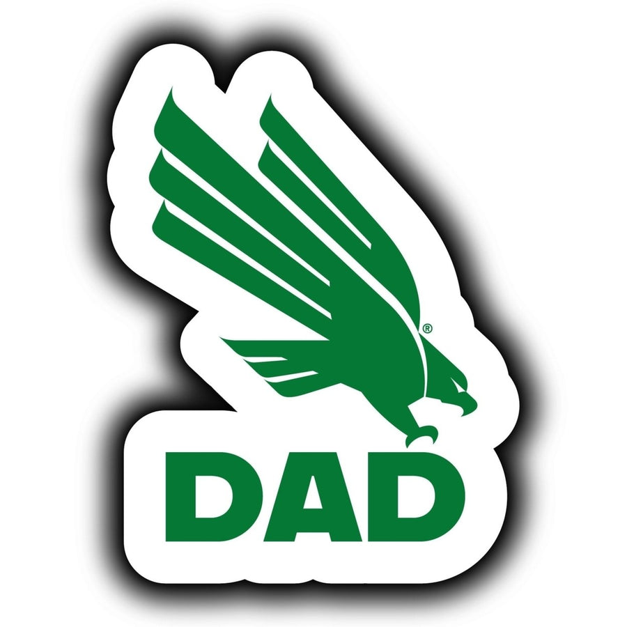 North Texas 4-Inch Proud Dad NCAA - Durable School Spirit Vinyl Decal Perfect Image 1