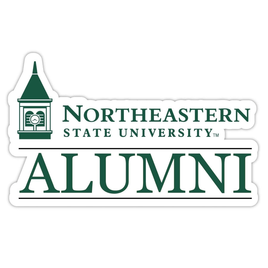 Northeastern State University Riverhawks 4-Inch Alumni NCAA Vinyl Sticker - Durable School Spirit Decal Image 1