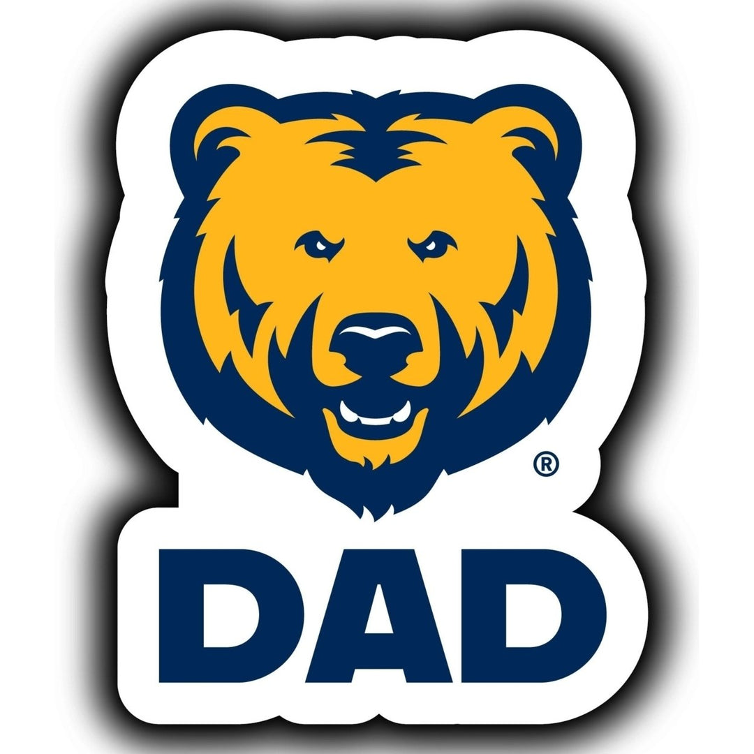 Northern Colorado Bears 4-Inch Proud Dad NCAA - Durable School Spirit Vinyl Decal Perfect Image 1