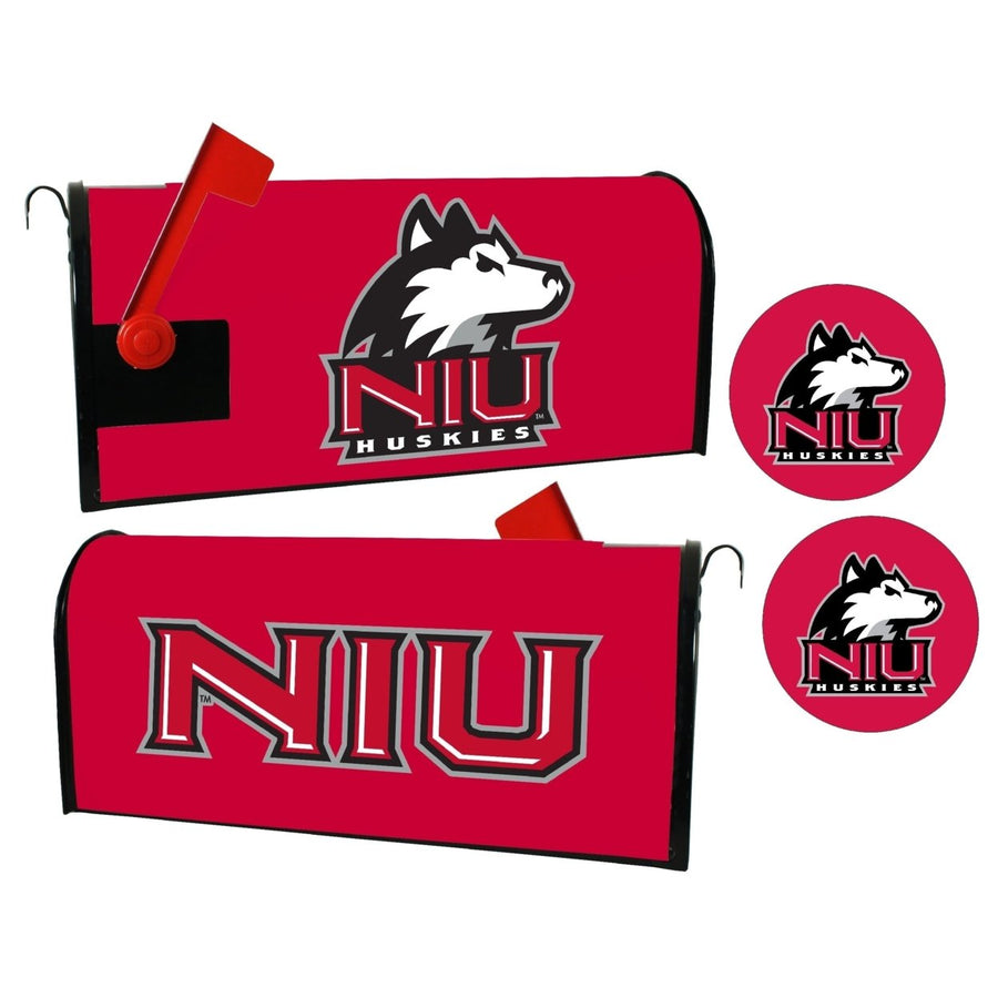 Northern Illinois Huskies NCAA Officially Licensed Mailbox Cover and Sticker Set Image 1