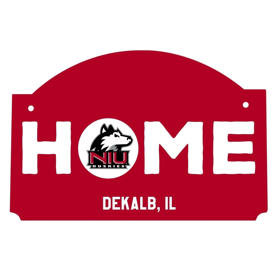 Northern Illinois Huskies Wood Sign with String Image 1