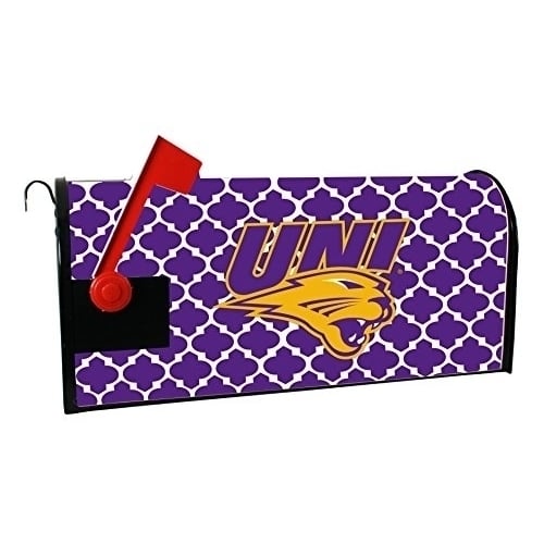 Northern Iowa Panthers NCAA Officially Licensed Mailbox Cover Moroccan Design Image 1