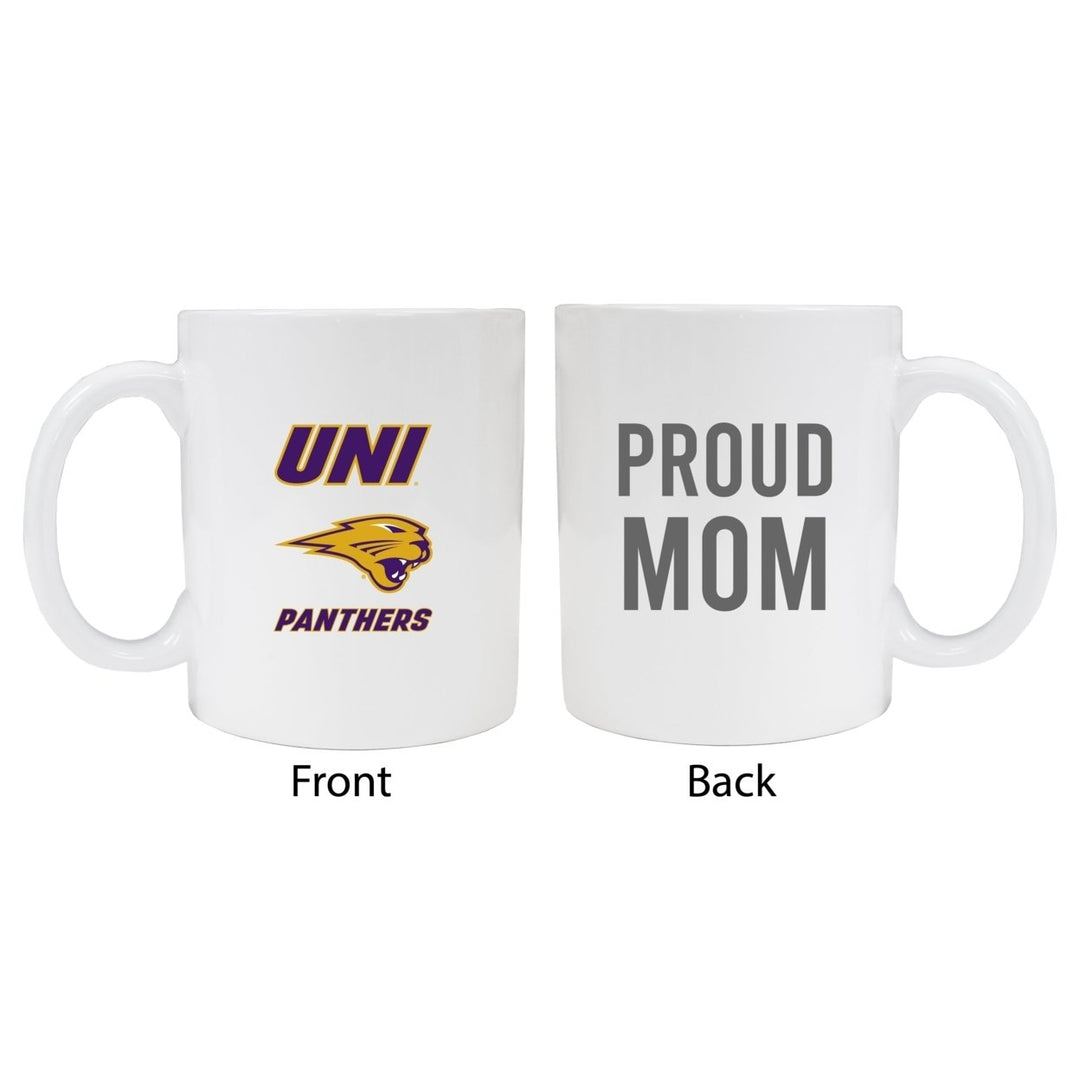 Northern Iowa Panthers Proud Mom Ceramic Coffee Mug - White (2 Pack) Image 1