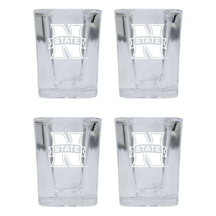 Northwestern Oklahoma State University NCAA Collectors Edition 2oz Square Shot Glass - Laser Etched Logo 4-Pack Image 1