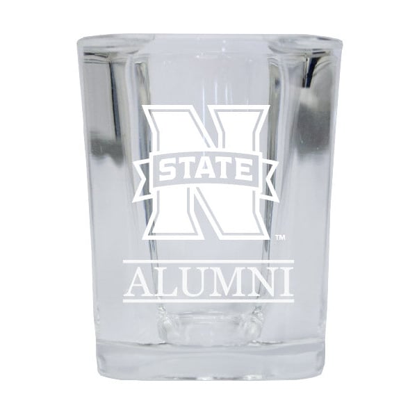 NCAA Northwestern Oklahoma State University Alumni 2oz Laser Etched Square Shot Glass Image 1