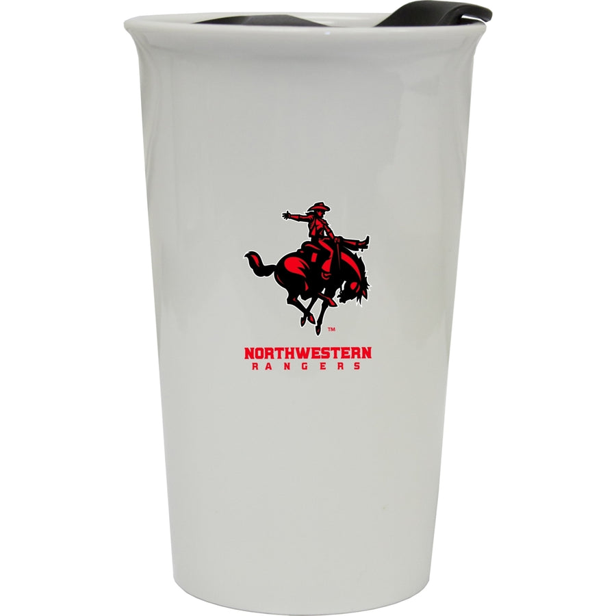 Northwestern Oklahoma State University Double Walled Ceramic Tumbler Image 1