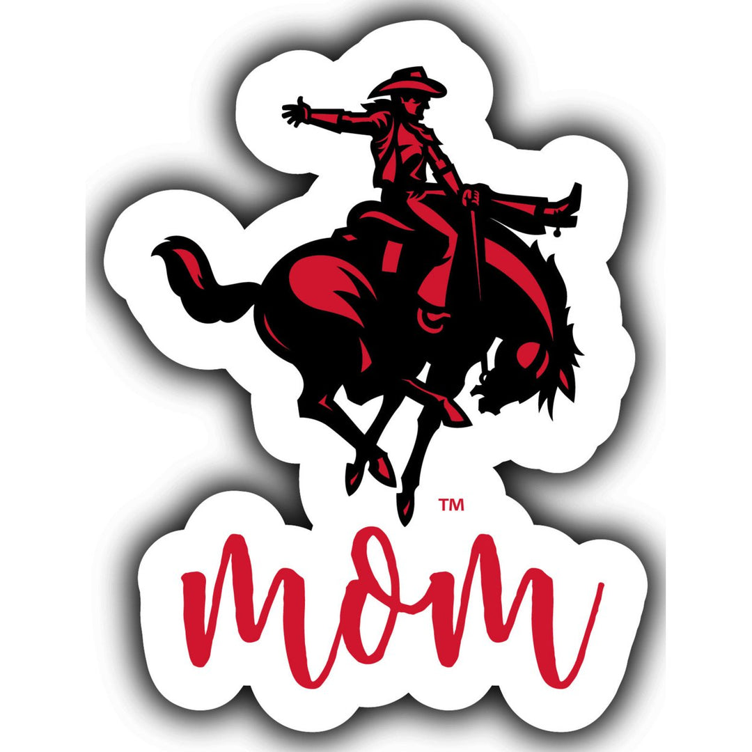 Northwestern Oklahoma State University 4-Inch Proud Mom NCAA - Durable School Spirit Vinyl Decal Perfect Image 1