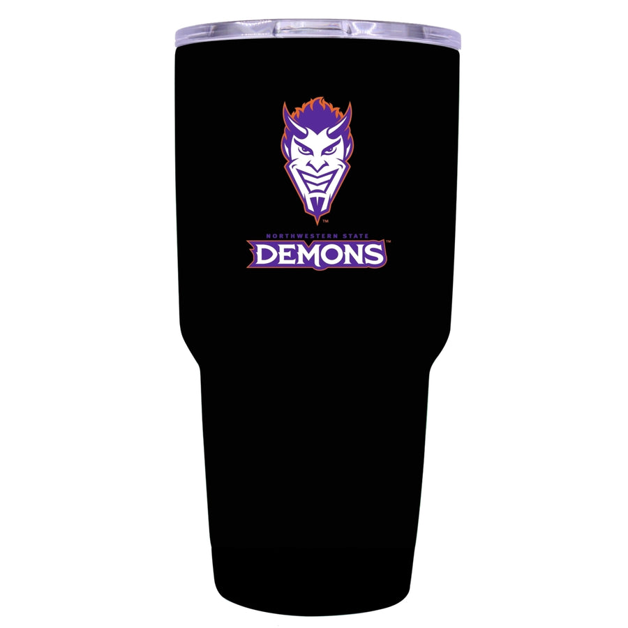 Northwestern State Demons 24 oz Choose Your Color Insulated Stainless Steel Tumbler Image 1