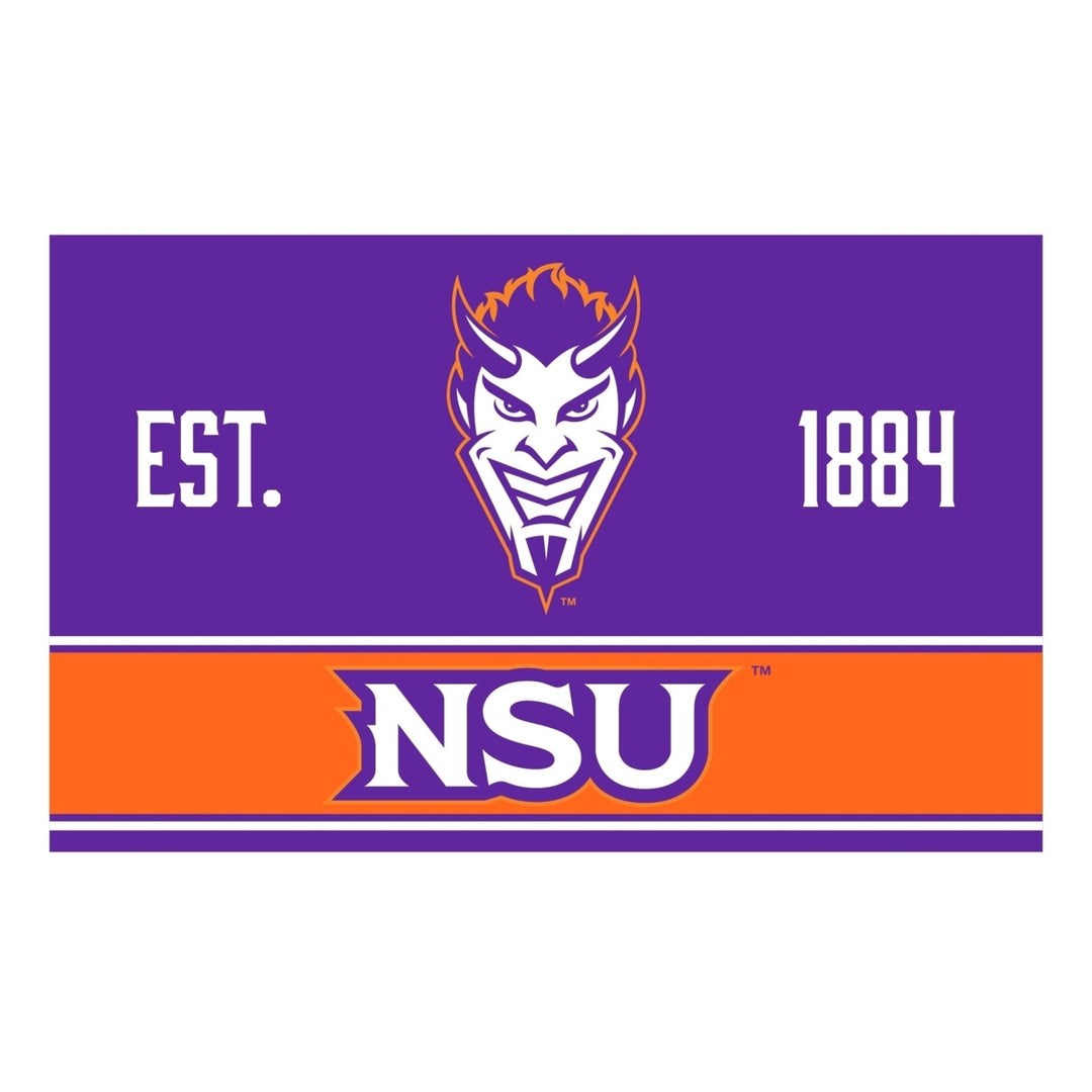 Northwestern State Demons Wood Sign with Frame Image 1