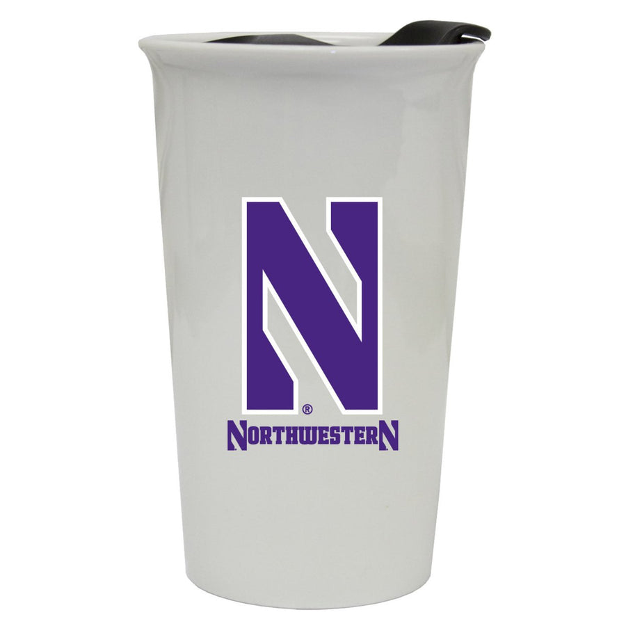 Northwestern University Wildcats Double Walled Ceramic Tumbler Image 1