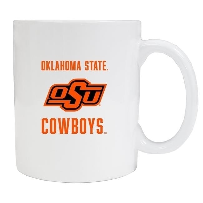 Oklahoma State Cowboys White Ceramic NCAA Fan Mug 2-Pack (White) Image 1