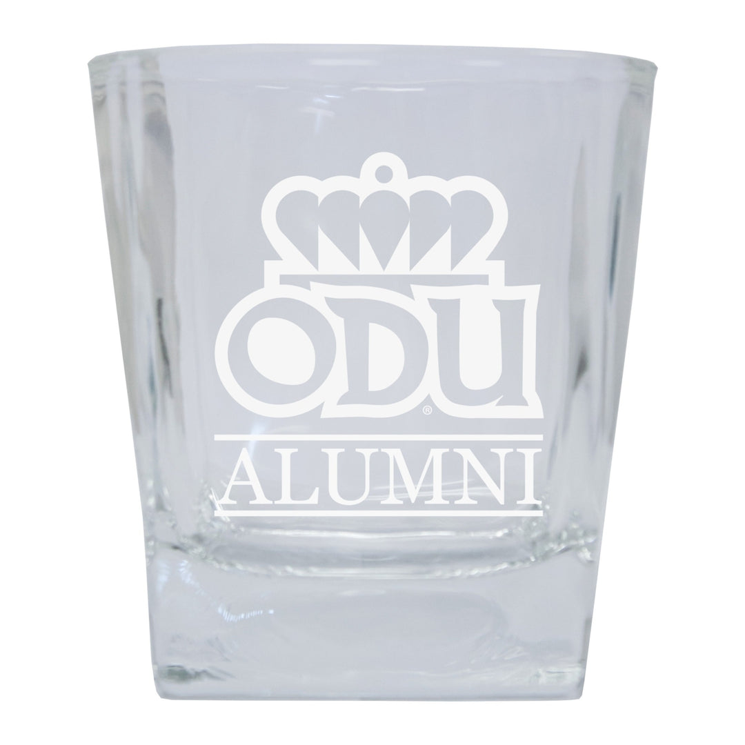 Old Dominion Monarchs 2-Pack Alumni Elegance 10oz Etched Glass Tumbler Image 1