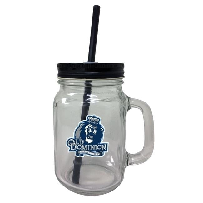 Old Dominion Monarchs Mason Jar Glass Image 1