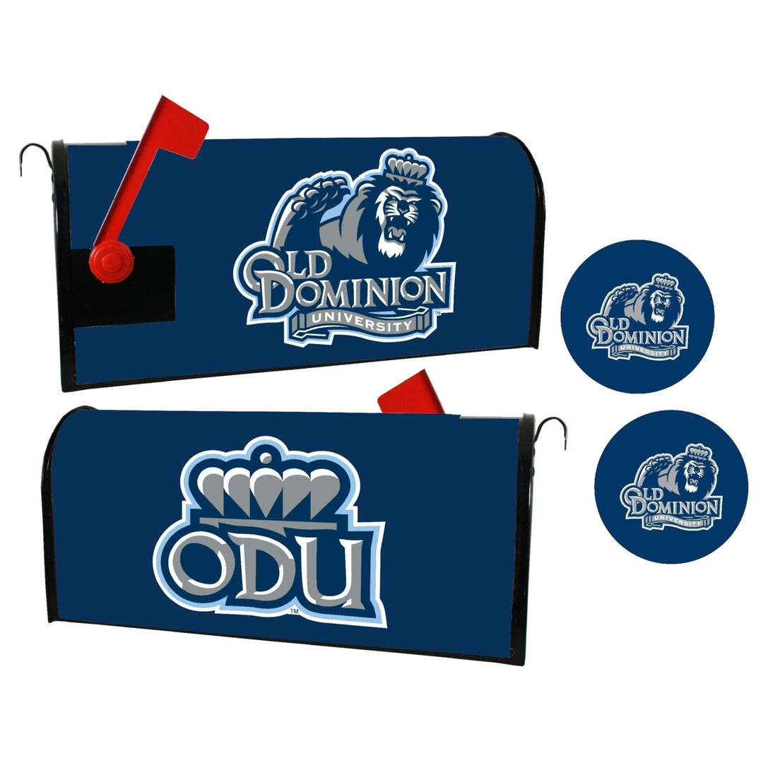 Old Dominion Monarchs NCAA Officially Licensed Mailbox Cover and Sticker Set Image 1