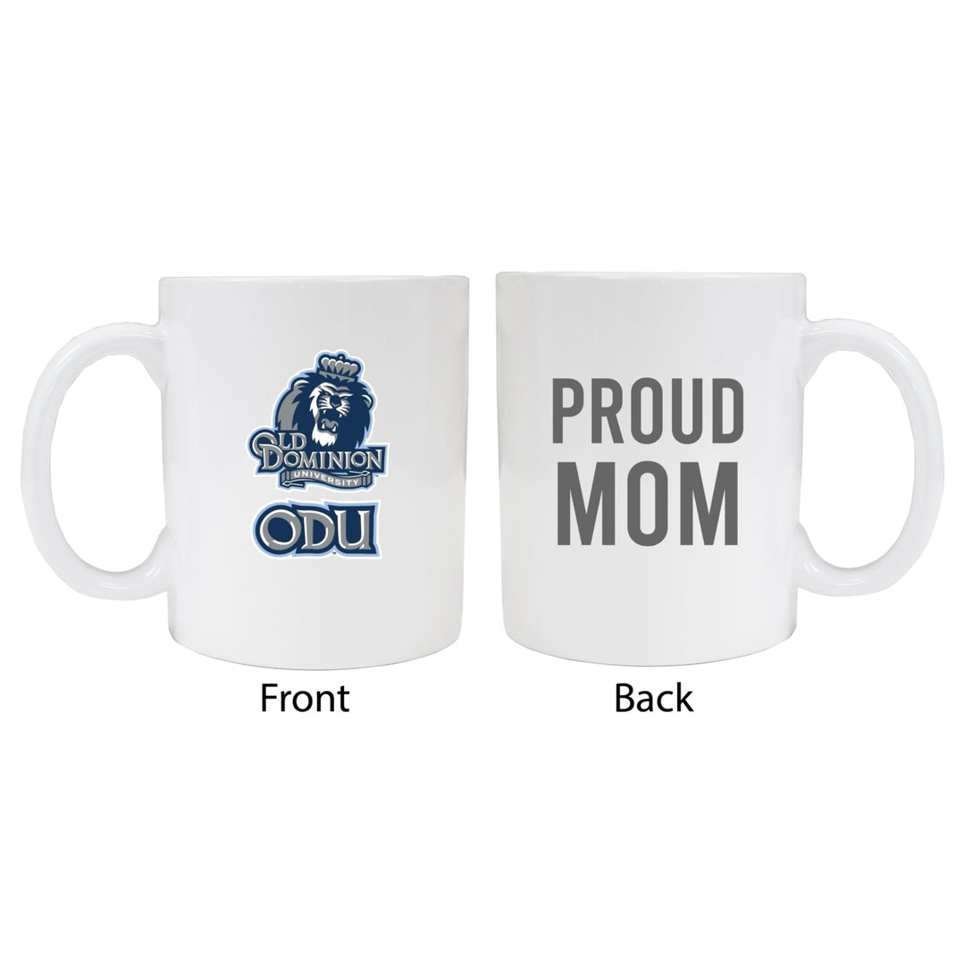 Old Dominion Monarchs Proud Mom White Ceramic Coffee Mug - White (2 Pack) Image 1