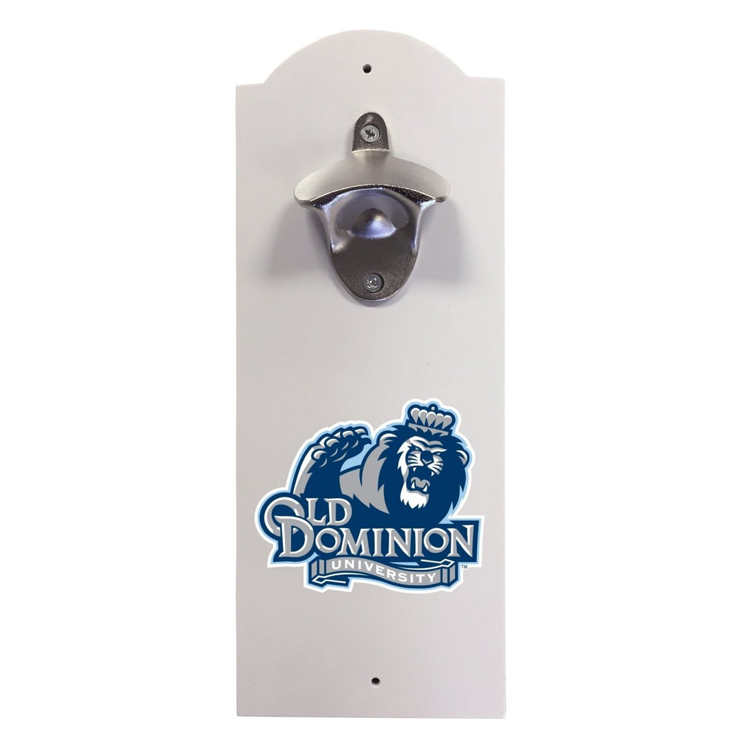 Old Dominion Monarchs Wall-Mounted Bottle Opener  Sturdy Metal with Decorative Wood Base for Home Bars, Rec Rooms and Image 1