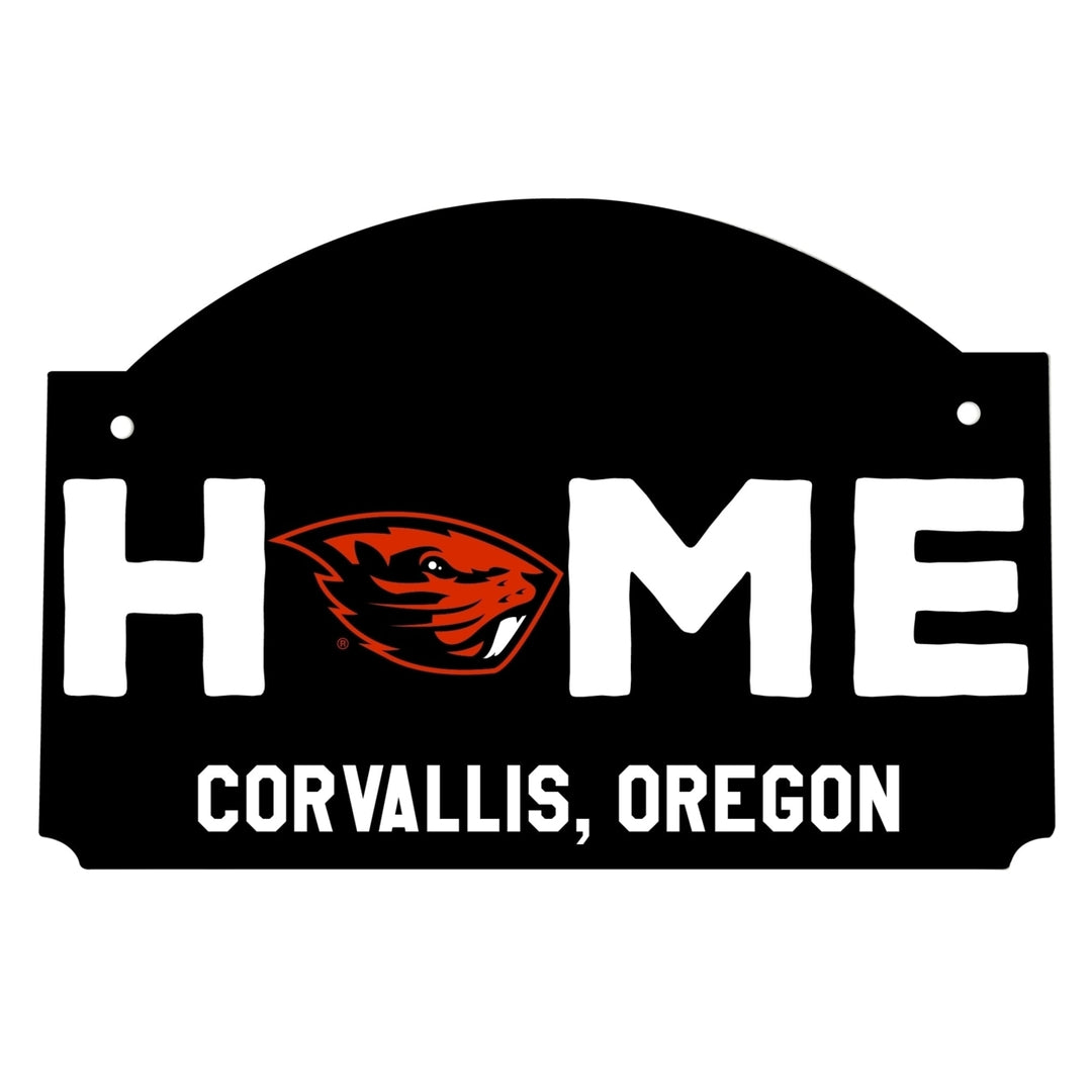 Oregon State Beavers Wood Sign with String Image 1