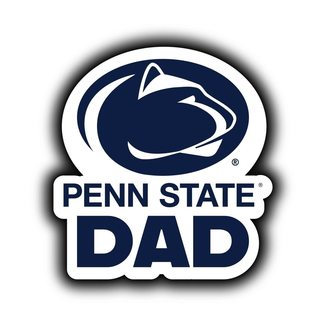 Penn State Nittany Lions 4-Inch Proud Dad NCAA - Durable School Spirit Vinyl Decal Perfect Image 1