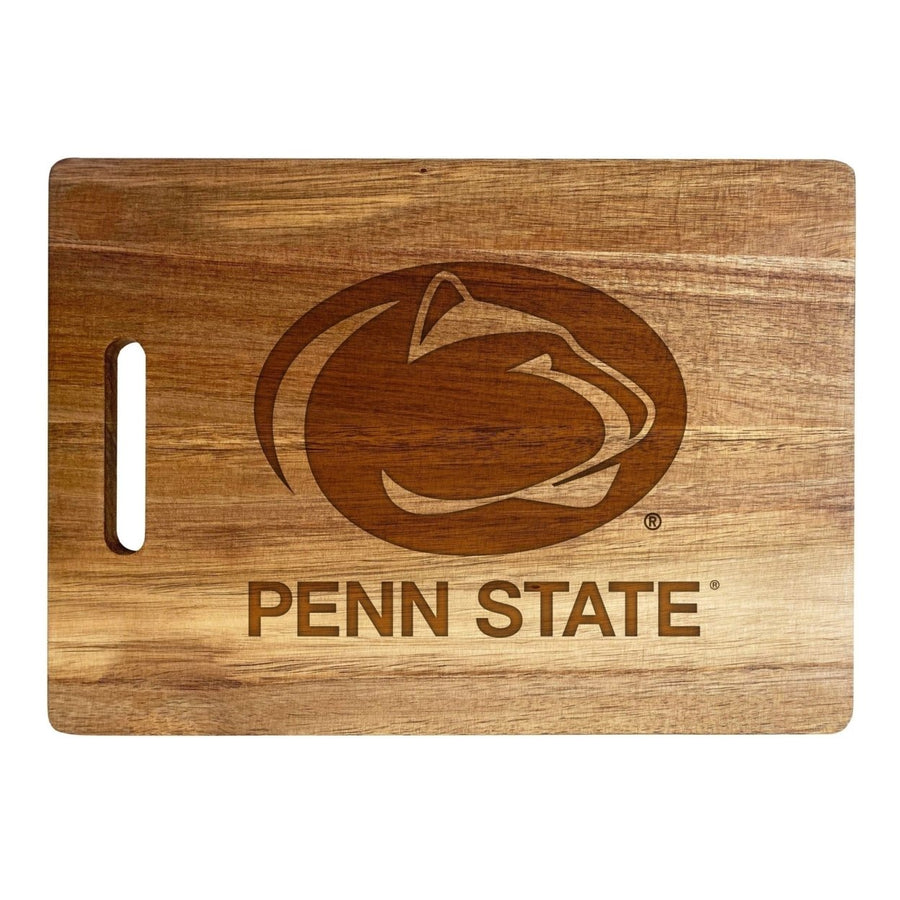 Penn State Nittany Lions Showcase Acacia Wood Cutting Board - Large Central Logo Image 1