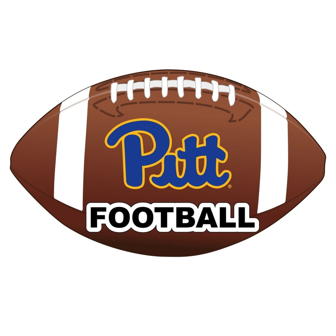 Pittsburgh Panthers 4-Inch Round Football NCAA Gridiron Glory Vinyl Decal Sticker Image 1