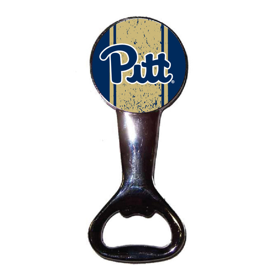 Pittsburgh Panthers Officially Licensed Magnetic Metal Bottle Opener - Tailgate and Kitchen Essential Image 1