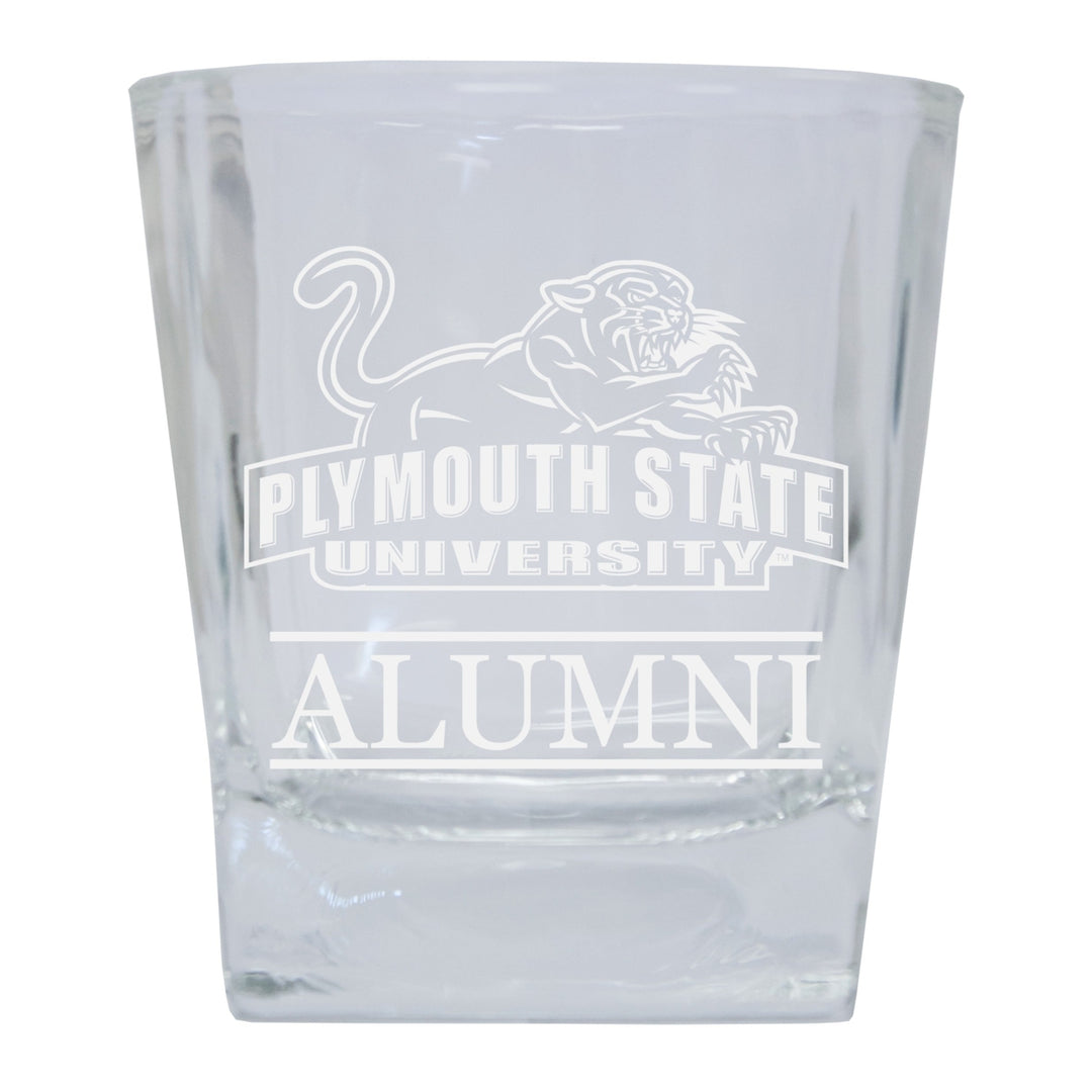 Plymouth State University 2-Pack Alumni Elegance 10oz Etched Glass Tumbler Image 1