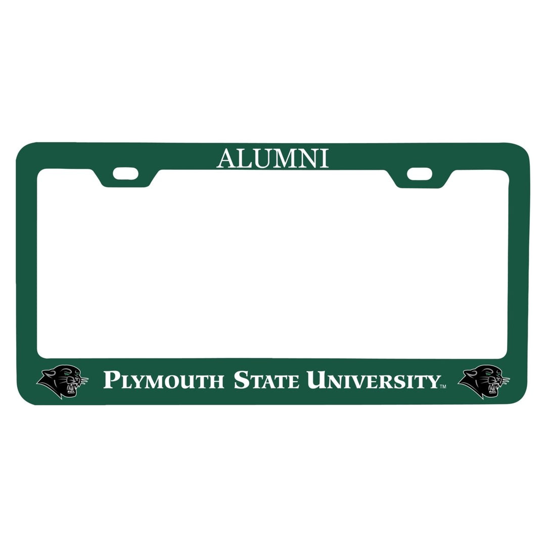 NCAA Plymouth State University Alumni License Plate Frame - Colorful Heavy Gauge Metal, Officially Licensed Image 1