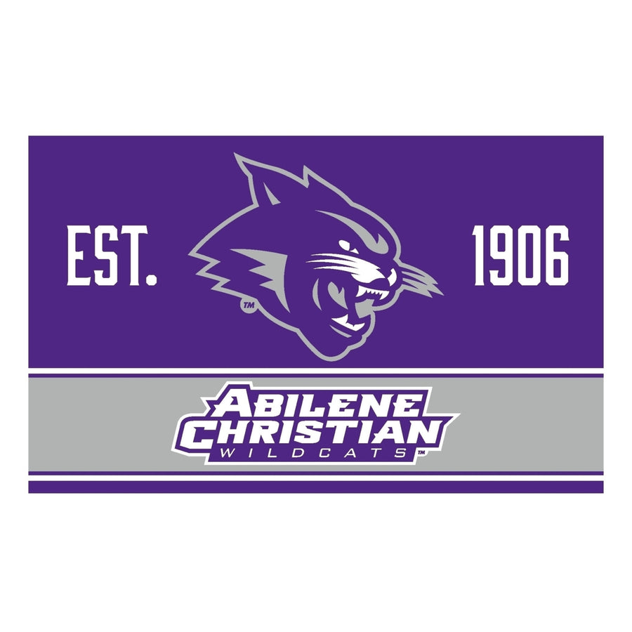 Abilene Christian University Wood Sign with Frame Image 1