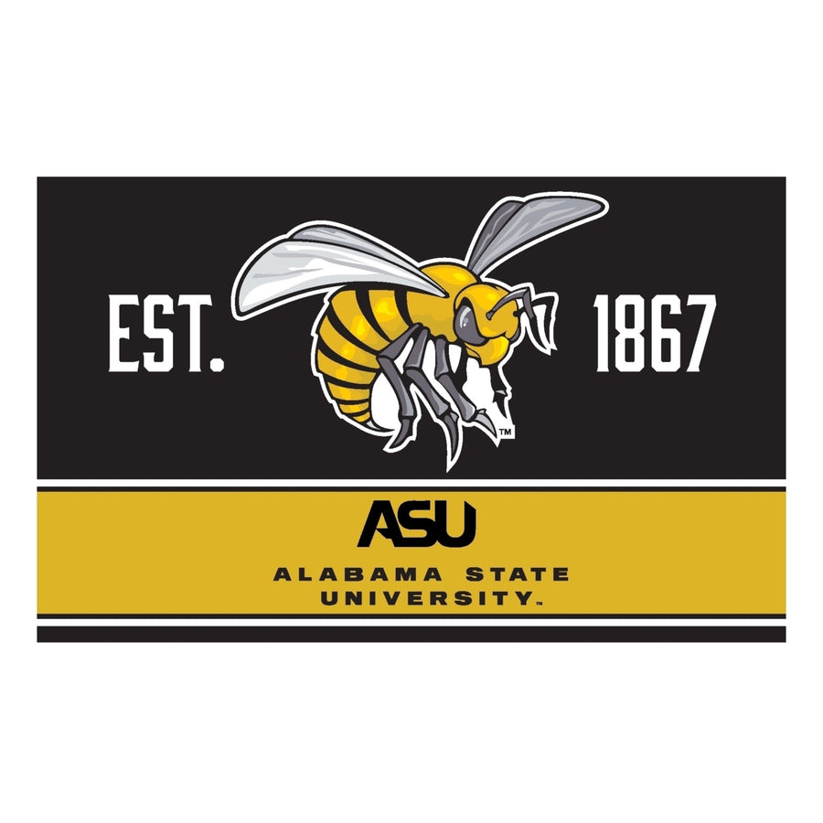 Alabama State University Wood Sign with Frame Image 1