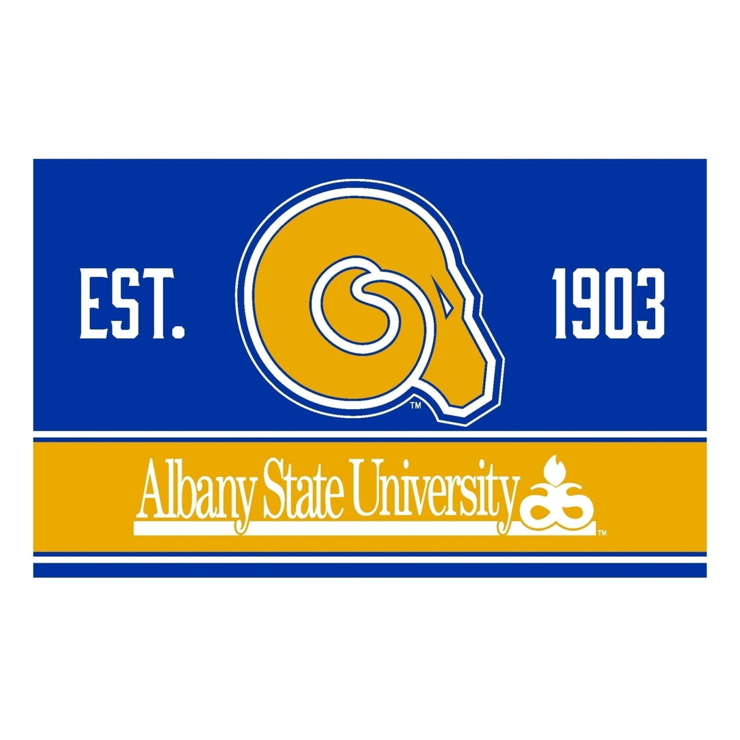Albany State University Wood Sign with Frame Image 1