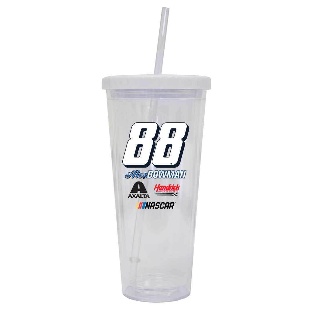 R and R Imports Alex Bowman 88 24 oz Straw Tumbler  for 2020 Image 1