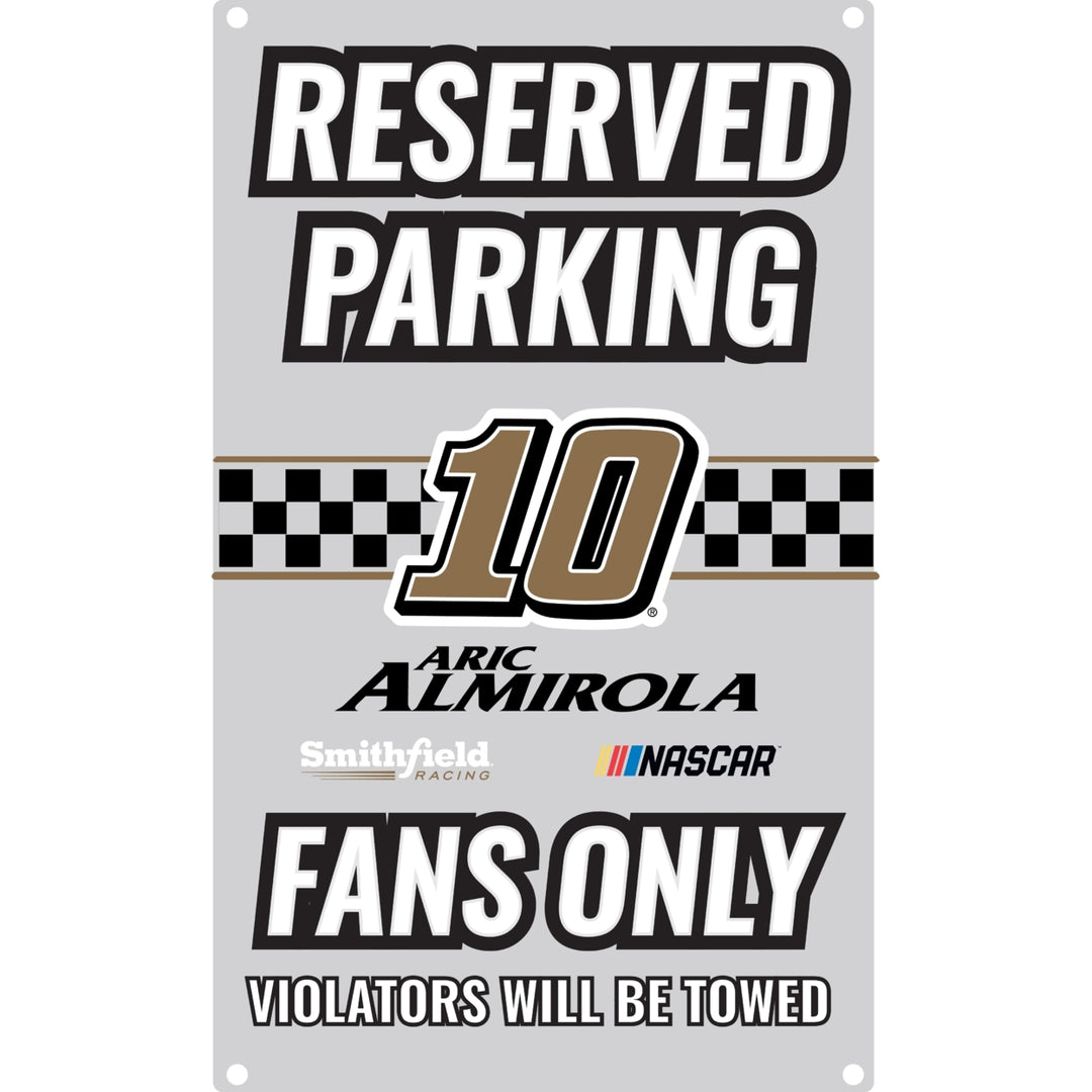 R and R Imports Aric Almirola 10 Metal Sign  for 2020 Image 1