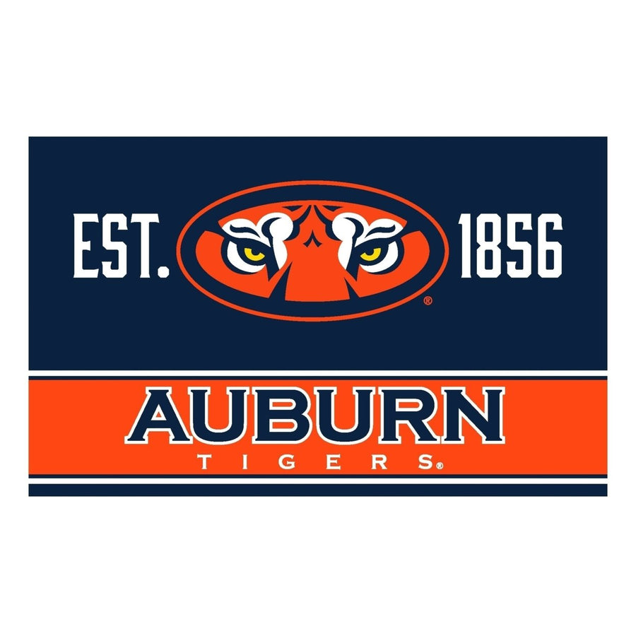 Auburn Tigers Wood Sign with Frame Image 1